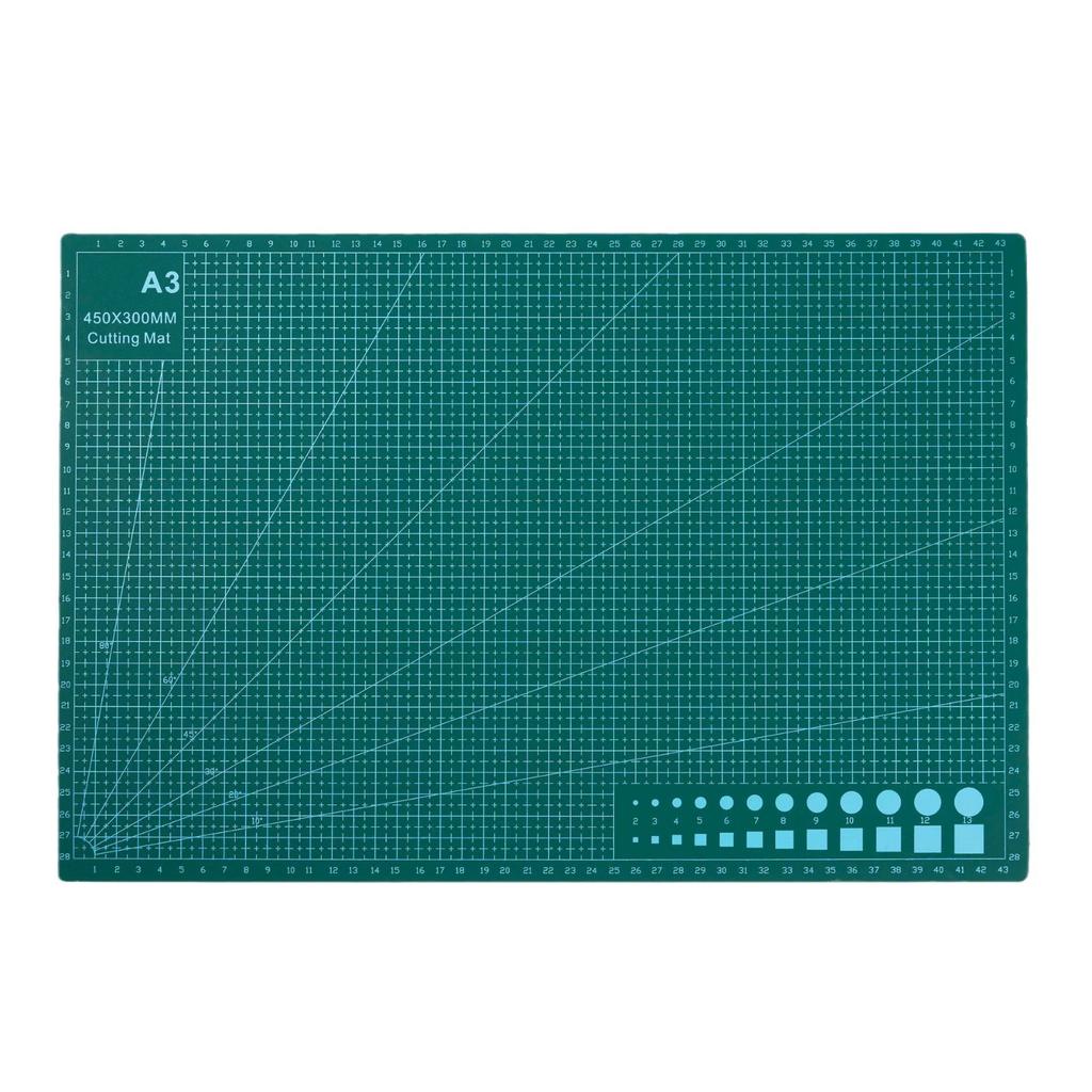Green pvc Double-sided Protective Table Mat A3A4A5 Handmade Paper-cut Collage Paper Model Making Pad Protective Thick Pad