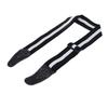 Acoustic Electric Guitar Strap Double Sided   Comfortable Stretch Cotton Microfiber Leather Bass Guitar Strap