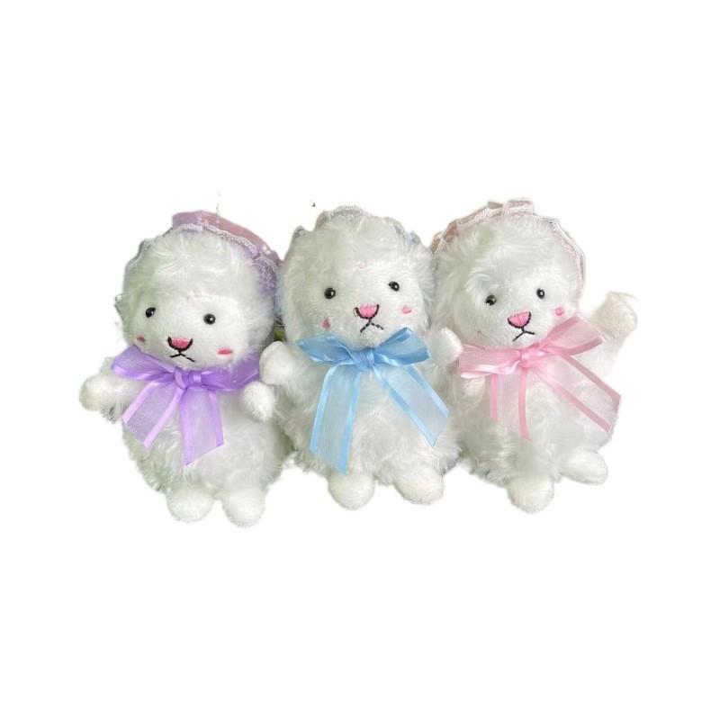 Enchanting Mini Sheep Plush Toy Keychain Cute Soft Short Doll Plush