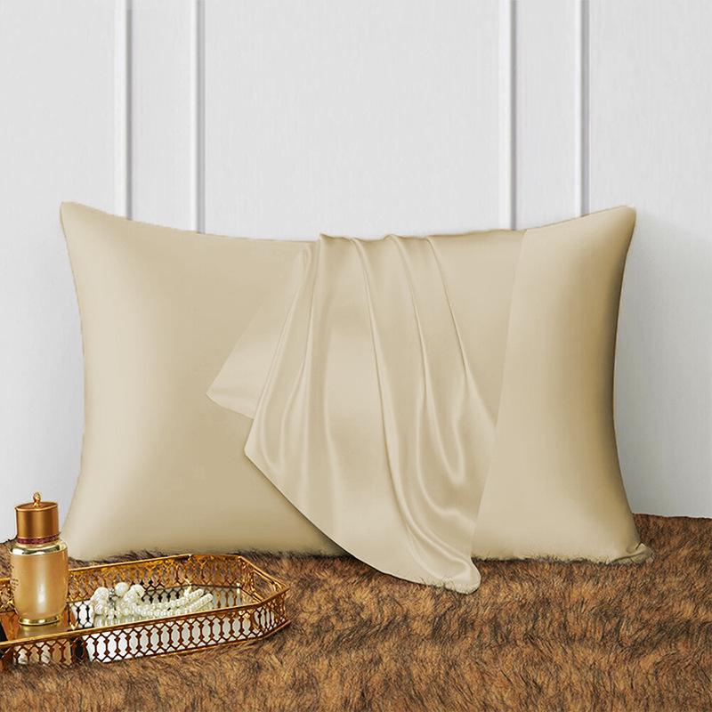 High-End 16 Momme Mulberry Silk Pillowcase, Double-Sided, Solid Colors, Various European & American Sizes