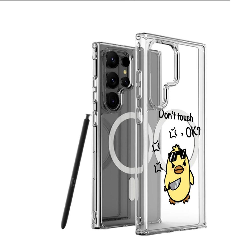 Violent Duck Transparent Magnetic Case for iPhone 15/16/17 Pro Max - Full Coverage, Protective Cover