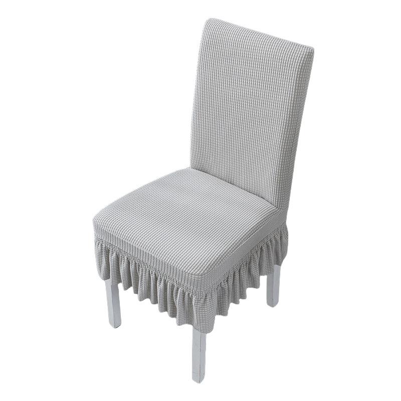 

Юбка, Чехол на стул, Интегрированный чехол на обеденный стул со спинкой, Универсальный чехол на табурет, Чехол на сиденье, Эластичный чехол на обеденный стол, Чехол на стул general purpose светло-серый