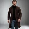 Multi-Color Wool Mid-Length Windbreaker Coat for Men – Available in Various Sizes