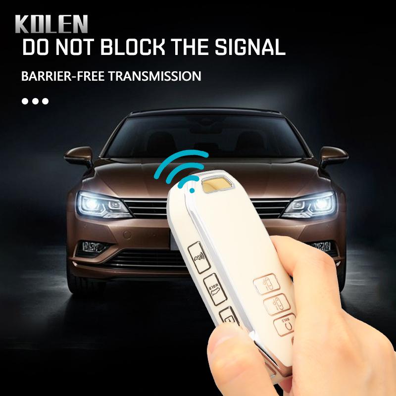 Fashion Tpu Car Key Case Cover For Kia Sportage Niro Sorento Mq4 Ev6 Seltos K5 K8 V6 Gtline   7 Buttons Protected Fob