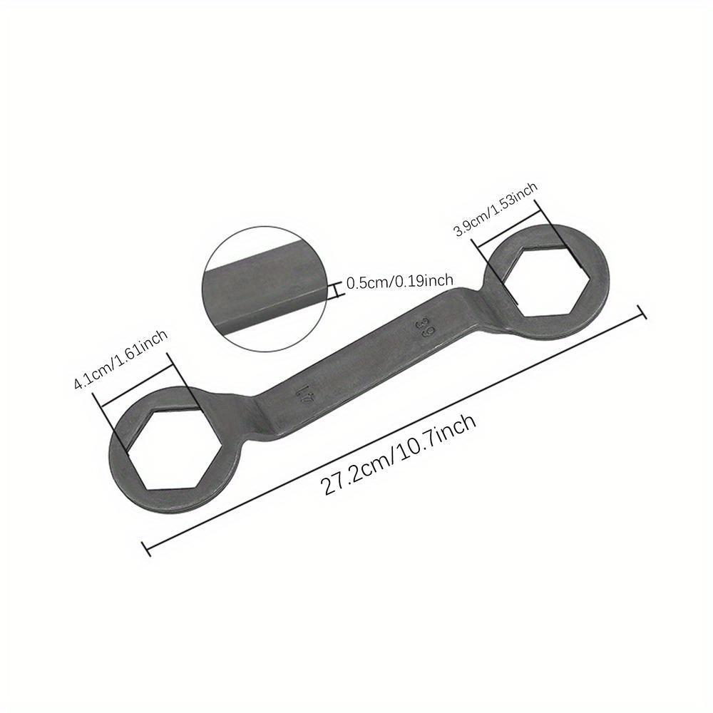 

Motorcycle Scooter Pulley Removal Wrench Double Head Hexagonal Steel Ergonomic Grip For Clutch Durable Multifunctional Tool