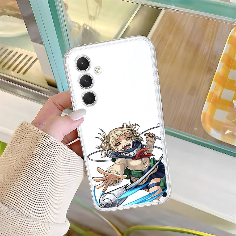 H-Himiko T-Toga HD Clear Transparent Phone Case For Samsung Galaxy A52,A12,A51,S24,S23,S22ULTRA,S21 Edge,S20LITE,Plus,U