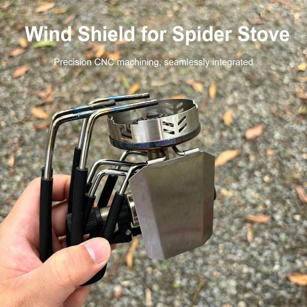 Foldable Outdoor Gas Wind Shield Stainless Steel Gas Furnace Windshield Portable Windproof Ring