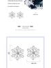 Romantic Snowflake Zircon Stud Earrings - Women's Elegant Charm with Inlaid Diamond and Leaf Design