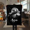 1PC Adele Print Flannel Blanket, High quality All Seasons, Home Decor, Warmth and Comfort, Perfect for Christmas Gifts