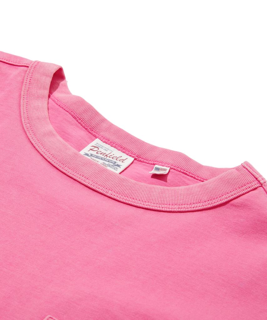 PENFIELD Washed Basic Pocket Long Sleeve T-Shirt Pink_Fs1Kt41U