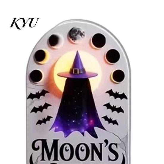 Easy Install Ground Stakes Halloween Stake Garden Art, Decorative Acrylic Yard Sculpture, Waterproof Seasonal Decor Sign, Weather Resistant