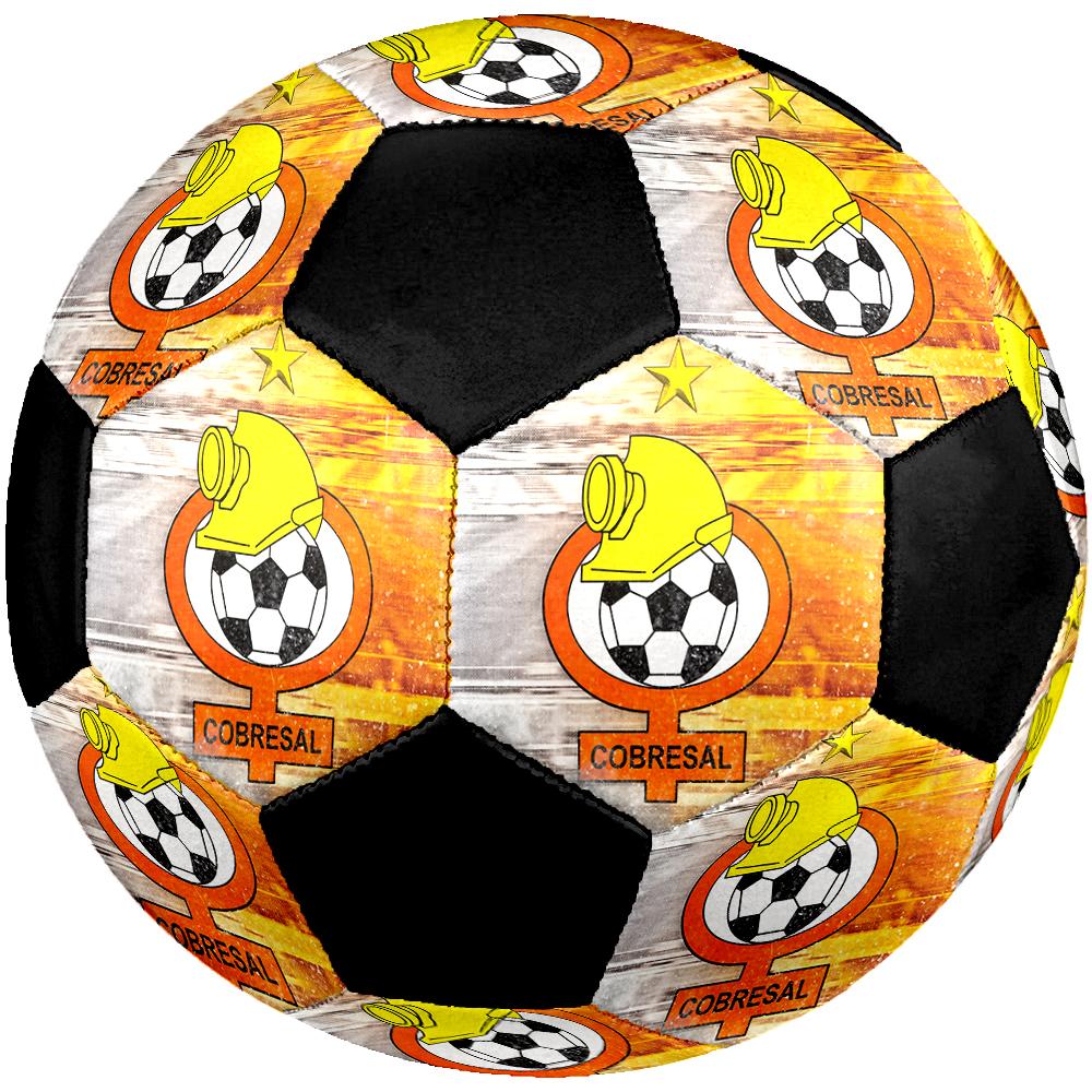 SIZE 5 Cobreloa Soccer Ball Colorful All Ages Machine Stitched PVC Competition Ready Durable High-Bounce