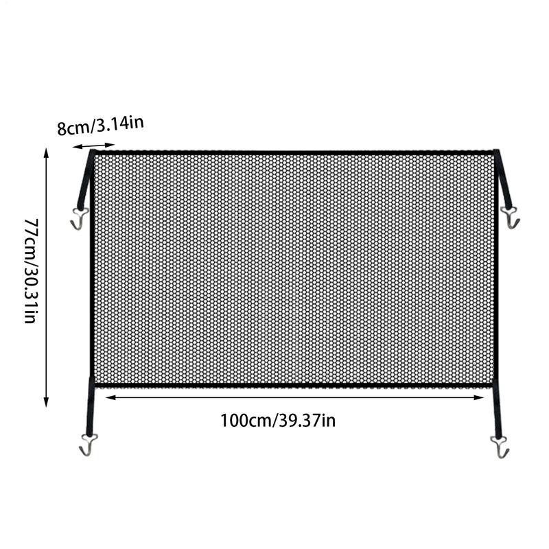 Front Bumper Net Washable Car Engine Grill Net Hood Bumper Protector Dustproof Net To Prevent Stones Dirt Leaves for Vehicles