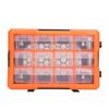 Schubladen-Teilebox 12 Schubladen PVC Hardware Aufbewahrungsorganizer Stapelbare Werkzeugaufbewahrungsbox