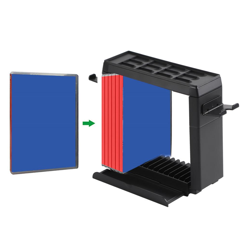 ABS Schwarzer Disc Multifunktionaler Disc Ständer Spielkarten Aufbewahrungsständer Basis Zubehör für Switch