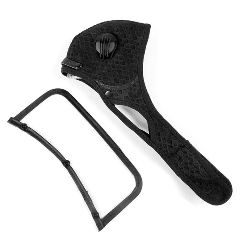 New Cycling Face Mask with Filter Goggles Dust Mask Sport Washable Reusable Facemask for men Bandana Actived Carbon Filters