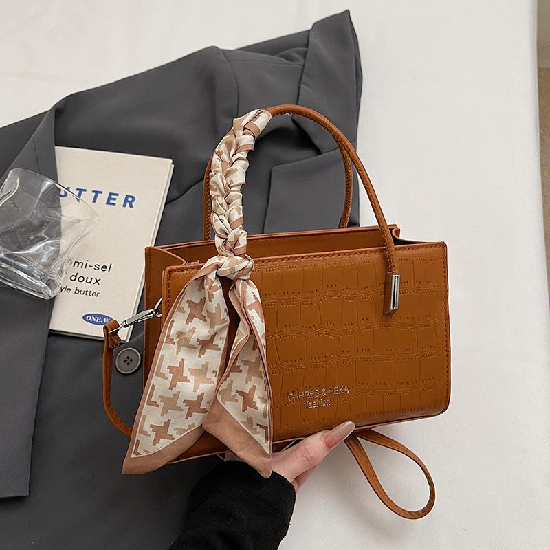 Borsa alla Moda Quadrata Piccola, Tracolla Singola, Elegante Piccola Borsa a Tracolla