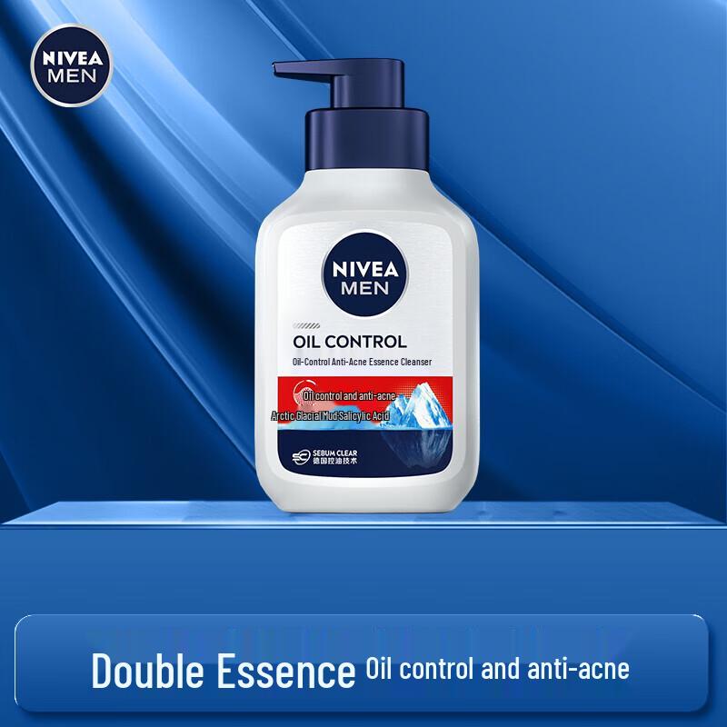 NIVEA Men Очищающее средство для лица с эффектом контроля жирности и против акне