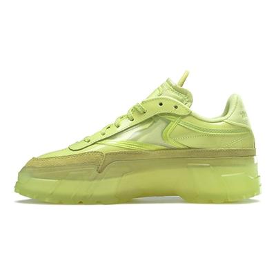 Cardi B X Club C High Vis Green Women Sneakers Clear H01010