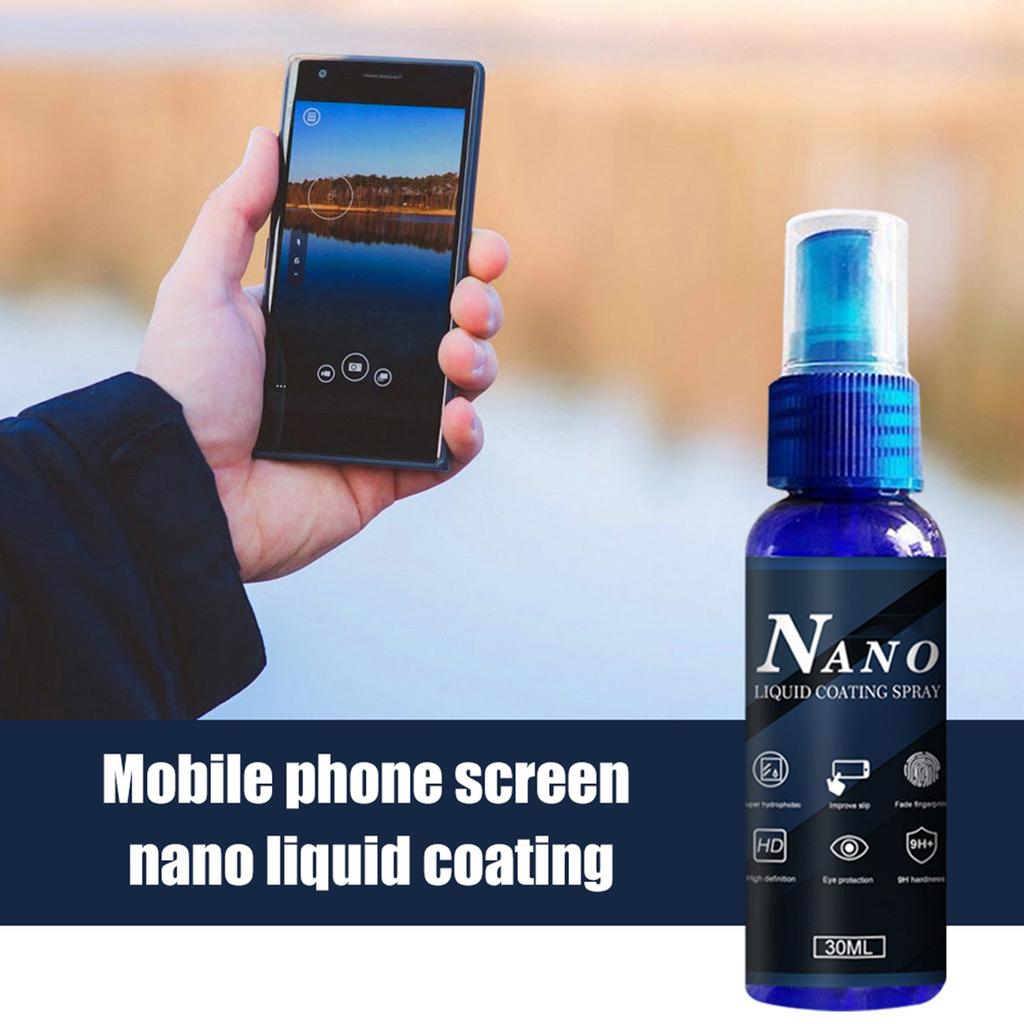 Nano Screen Protector Fade Fingerprints High-Definition Tool Spray for Computer Screen Monitor