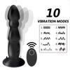 Large Size Sex Toys For Men Women Anal Plug Dildo Vibrator Strong Sucker Wireless Remote Control 10 Speeds Adult Product