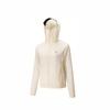 Outdoor Series Solid Color Zip-Up Hooded Comfortable Breathable Versatile Loose Sun Protection Jacket Women Jackets Warm-Jade-White 962526601-1