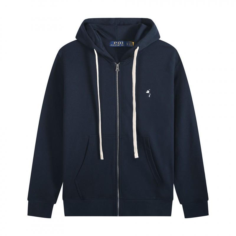Mens Cotton Hooded Tracksuit Set Embroidered Polo Pony Casual Sweatshirt Pants