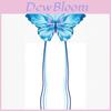 Butterfly Kite With Glass Fiber Frame For Outdoor Recreation Kids And Adults