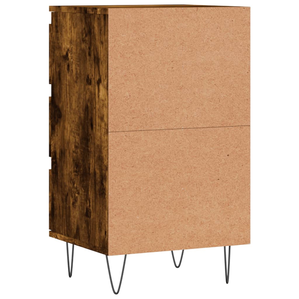 Sideboard Smoked Oak 40 X 35 X 70 Cm Particleboard