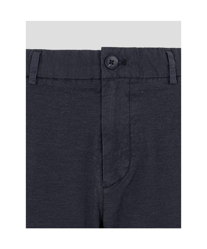Binpolmen Summer Garment-Dyed Standard Fit Pants Navy