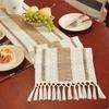 Style Table Runner Color Block Design Easy to Clean Table