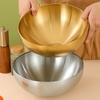 Stainless Steel Meal Prepping Bowl Easy To Clean Serving Bowls Reusable Salad Bowl Practical Mixing Bowl for Salad