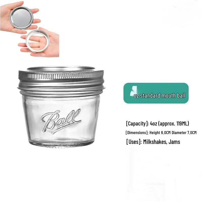 16oz Split Lid Mason Jar for Herbs, Salads, and Oatmeal