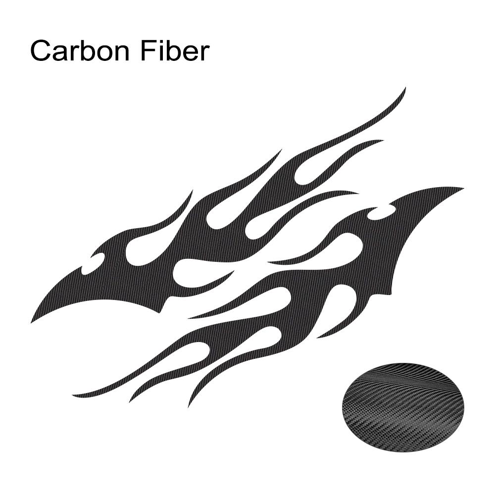 

Cool Car Sticker Flame Car Body Sticker Waterproof Self-Adhesive Flame Stripes Door Vinyl Decal Auto Decoration Accessories