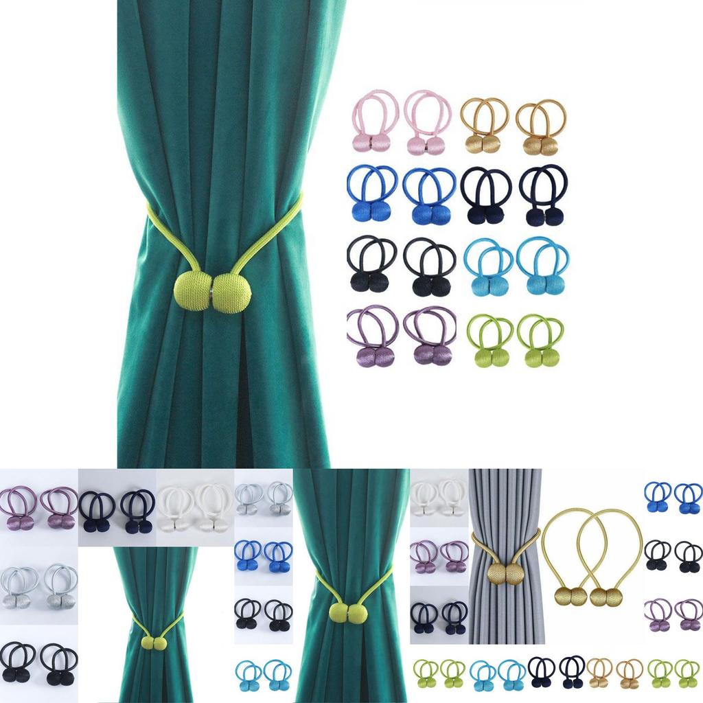 Elegante magnetische Vorhanghalter für schlichte Vintage-Heimdekoration