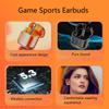 Wireless   Earbuds Translucent Body Design Low Latency 2 Way   Game Sports Earbuds for Outdoor