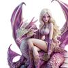 Artistic 2D Flat Dragon Beauty Woman Acrylic Statue Nontoxic Decorative Piece Ornament For Living Room Office Desktop