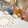 28Cm Mouse And Cat Plush Hand Puppet Stuffed Kawaii Cartoon Character Small Plushie Interactive Tell Story Prop Appeasing Gift