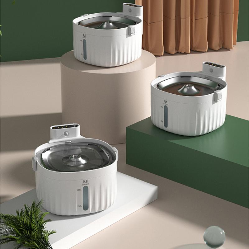 Cat Water Fountain Motion Sensor Automatic Pet Water Dispenser Drinker Stainless Steel USB Charging Water Dispenser Accessories