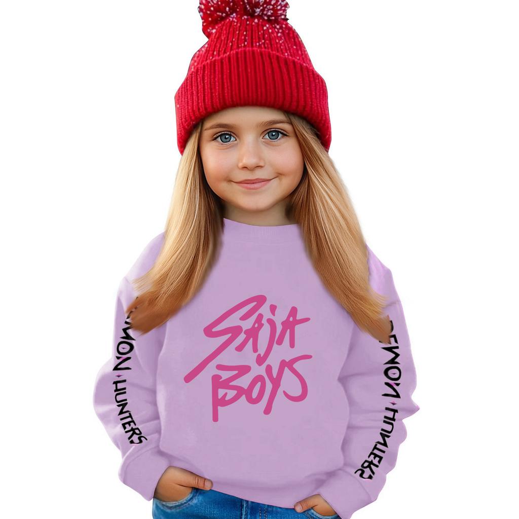Kids Sweatshirt Boys Girls Crewneck Sports Sweatshirt Casual Pullover Sweatshirt Sports Shirt