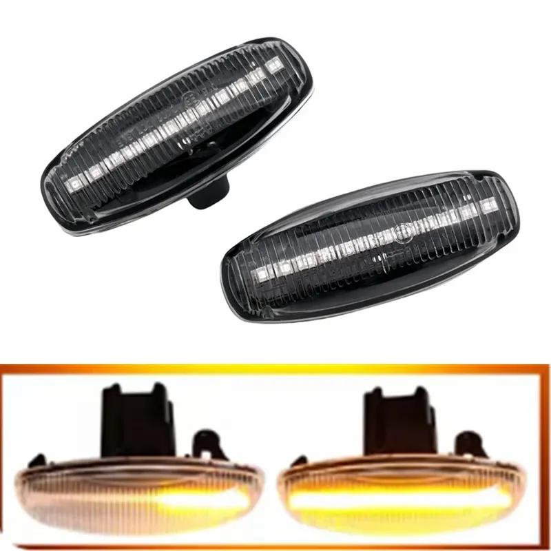For Toyota Yaris Vios 2014- New 2PCS Sequential Blinker Light Car LED Dynamic Side Marker Turn Signal Light Car Accessories
