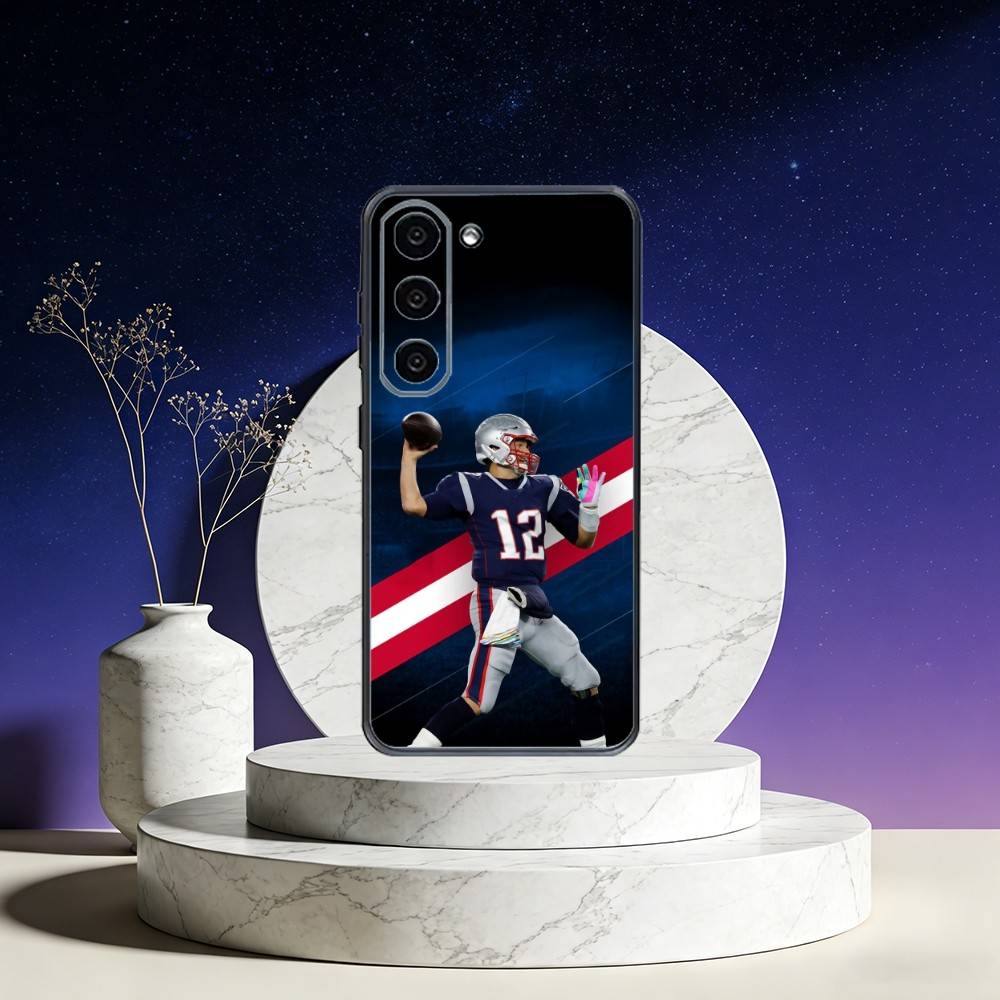 

American Football Tom Brady Phone Case For Samsung Galaxy A73,A72,A71,A70,A53,A52,A51,Others Soft Black Cover Samsung a13 5g