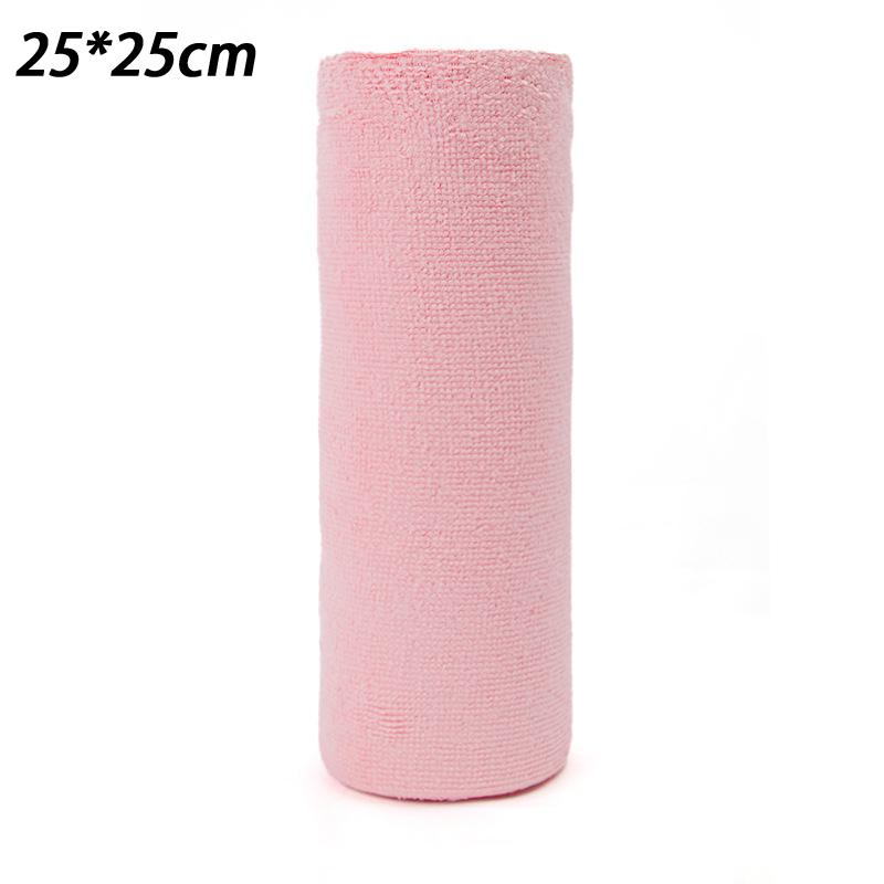 25cm×25cm Lappen Mikrofaserhandtücher Rolle/Ölabweisende Spülschwämme/Spültuch Handtuch/Küchenlappen Handtuch/Küchenreinigung Spültuch