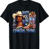 Boots & Bling Its a Cowgirl Thing Black Cowgirl Melanin T-Shirt_1
