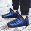 Winter Men Waterproof Ankle Boots Lightweight Men Sneakers Snow Boots Outdoor Couple Warm Cotton Boots Keep Warm Sandproof Shoes