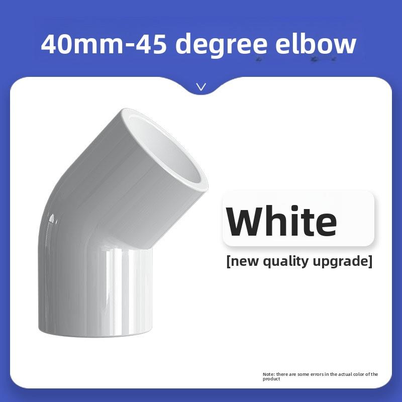 25mm PVC Pipe Equal Elbow Connector Garden Irrigation Fish Tank 45 Degree Elbow Joint Pipework Adapter Aquarium Accessories