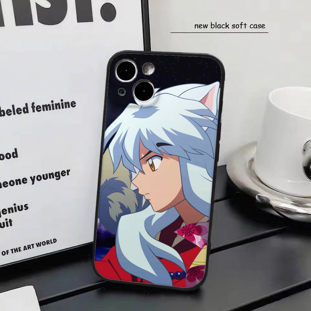 Retro Anime I-Inuyasha Phone Case Silicone Soft For IPhone 17 Air 16 15 14 13 12 11 Plus Pro Max Plus
