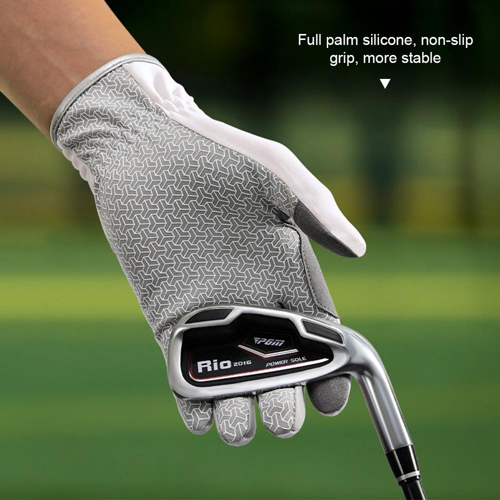 1 paio di guanti da golf sportivi da esterno, ciclismo, alpinismo, antiscivolo, traspiranti, touch screen, guanti sottili in seta di ghiaccio