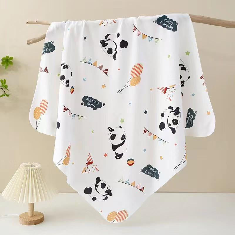 Class A Pure Cotton Newborn Swaddle Blanket – Soft, Thin, Skin-Friendly, All-Season Wrap