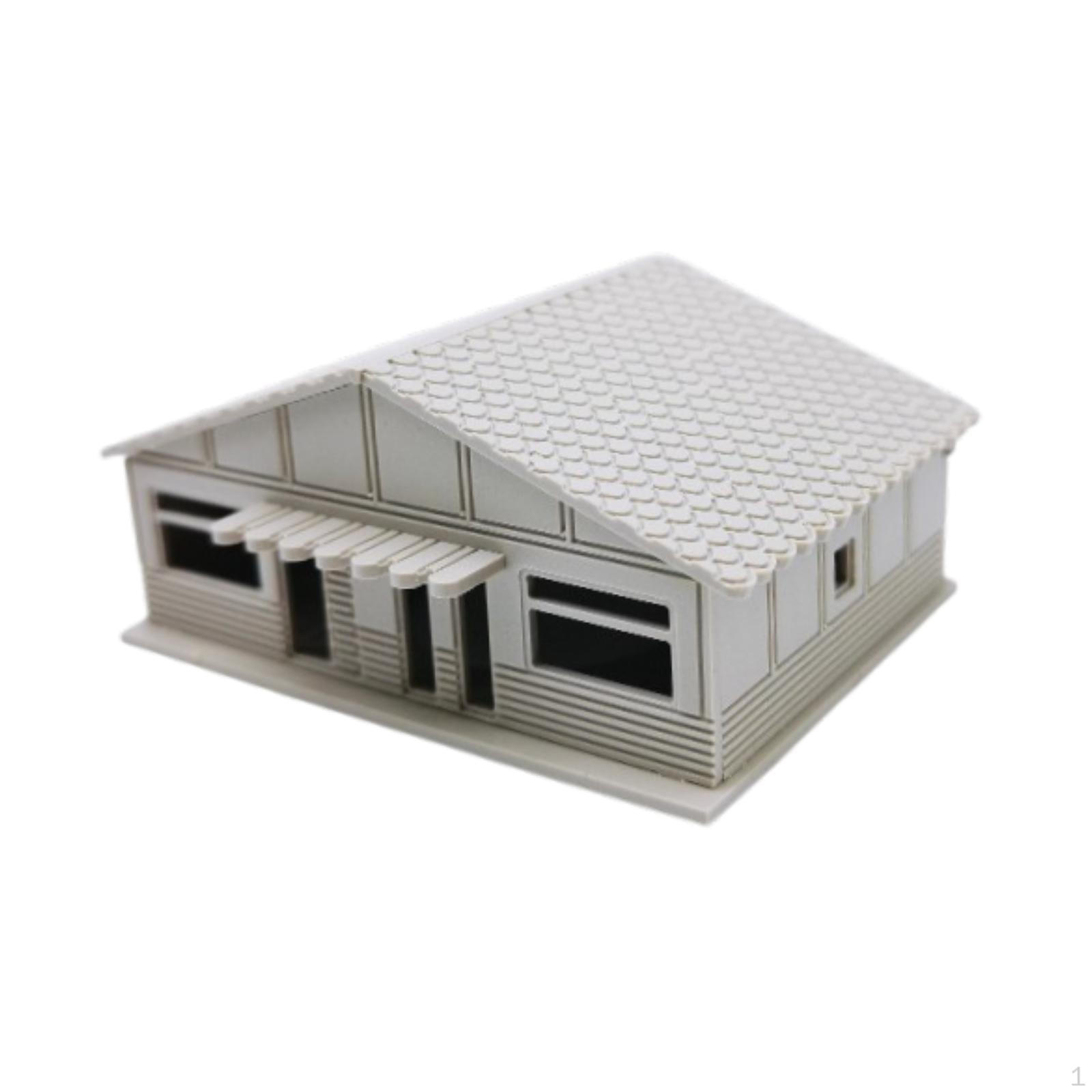 Собранная модель 1:87 для железнодорожных пейзажей и архитектурных макетов 12cmx9.1cmx5.5cm